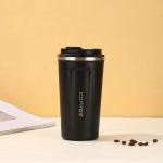 Stainless Steel Coffee Mug – Black Color
